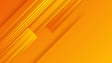 Abstract orange and yellow banner background