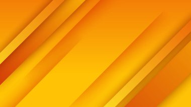 Abstract orange and yellow banner background