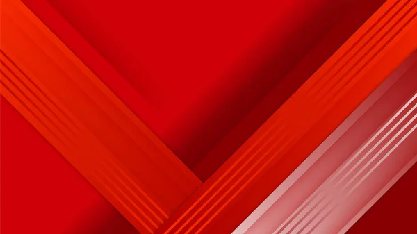 Abstrato Vermelho Banner Fundo —  Vetores de Stock