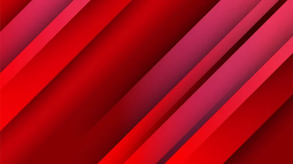 Abstraktes Rotes Banner Hintergrund — Stockvektor