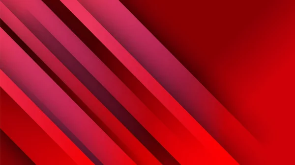 Fondo Banner Rojo Abstracto — Archivo Imágenes Vectoriales