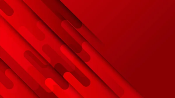Abstracte Rode Banner Achtergrond — Stockvector