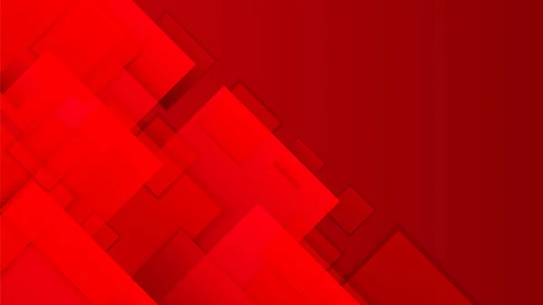 Abstrakt Röd Banner Bakgrund — Stock vektor