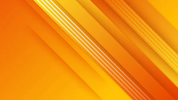 Abstract Orange Yellow Banner Background — Stockvector