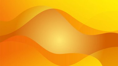 Abstract orange and yellow banner background