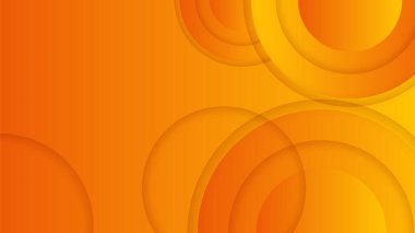 Abstract orange and yellow banner background