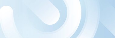 Light blue white abstract modern banner background design. Vector graphic pattern template illustration.