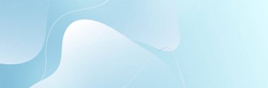 Light blue white abstract modern banner background design. Vector graphic pattern template illustration.