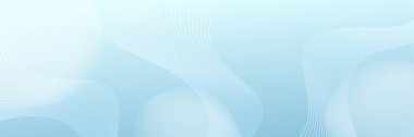 Light blue white abstract modern banner background design. Vector graphic pattern template illustration.