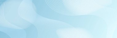 Light blue white abstract modern banner background design. Vector graphic pattern template illustration.