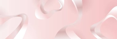 Abstract pink banner background design. Vector abstract graphic design banner pattern background template.