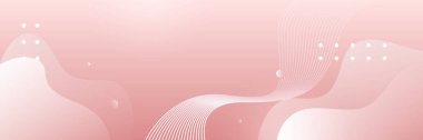 Abstract pink banner background design. Vector abstract graphic design banner pattern background template.