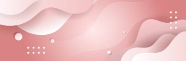 Abstract pink banner background design. Vector abstract graphic design banner pattern background template.