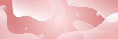Abstract pink banner background design. Vector abstract graphic design banner pattern background template.