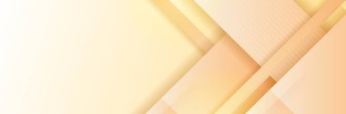 Abstract light orange yellow banner background design. Vector abstract graphic design banner pattern background template.