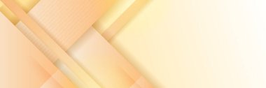 Abstract light orange yellow banner background design. Vector abstract graphic design banner pattern background template.