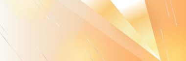 Abstract light orange yellow banner background design. Vector abstract graphic design banner pattern background template.