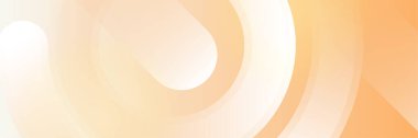 Abstract light orange yellow banner background design. Vector abstract graphic design banner pattern background template.