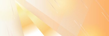 Abstract light orange yellow banner background design. Vector abstract graphic design banner pattern background template.
