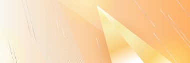 Abstract light orange yellow banner background design. Vector abstract graphic design banner pattern background template.