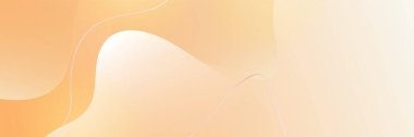 Abstract light orange yellow banner background design. Vector abstract graphic design banner pattern background template.