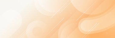 Abstract light orange yellow banner background design. Vector abstract graphic design banner pattern background template.