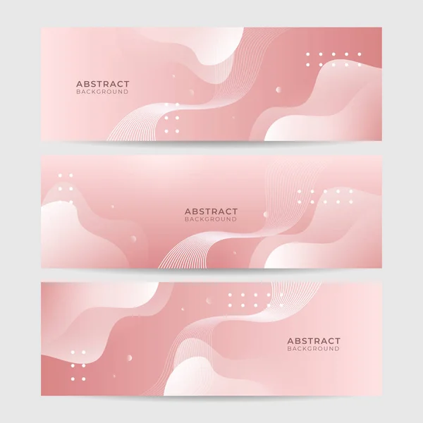 Abstract Pink Banner Background Design Vector Abstract Graphic Design Banner — Stock Vector