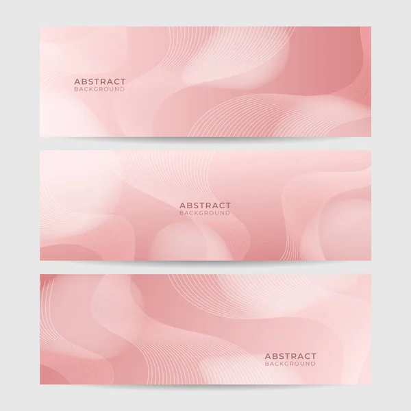 Abstract Pink Banner Background Design Vector Abstract Graphic Design Banner — Stockvector