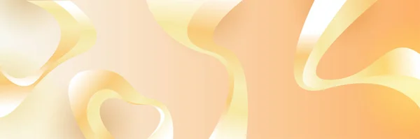 Абстрактный Светло Оранжево Желтый Фон Баннера Векторный Абстрактный Шаблон — стоковый вектор