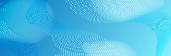 Paper Layer Circle Blue Abstract Banner Background Curves Lines Use — 图库矢量图片