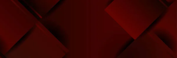 Abstract Red Banner Background Minimal Abstract Creative Overlap Digital Background — Vetor de Stock