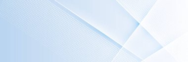 Light blue white abstract modern banner background design. Vector graphic pattern template illustration.