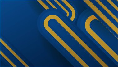 Soyut Mavi ve Altın Arkaplan