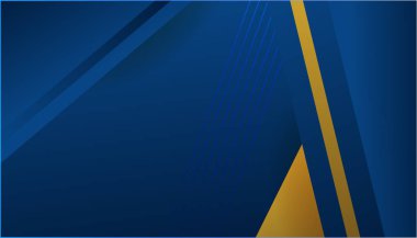 Soyut Mavi ve Altın Arkaplan