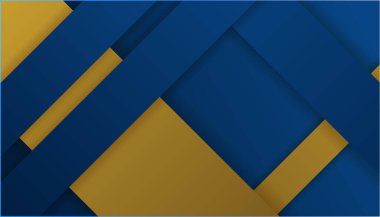 Soyut Mavi ve Altın Arkaplan