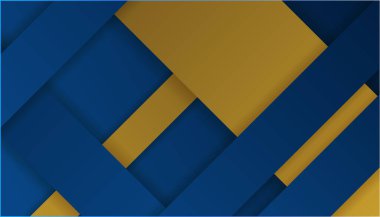 Soyut Mavi ve Altın Arkaplan