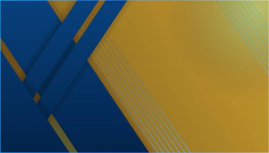 Soyut Mavi ve Altın Arkaplan