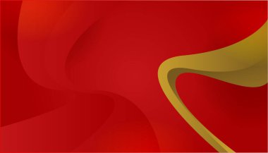 Soyut kırmızı ve altın arkaplan