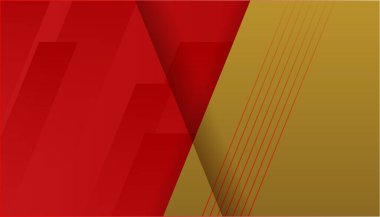 Soyut kırmızı ve altın arkaplan