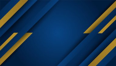 Soyut Mavi ve Altın Arkaplan