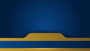 Soyut Mavi ve Altın Arkaplan