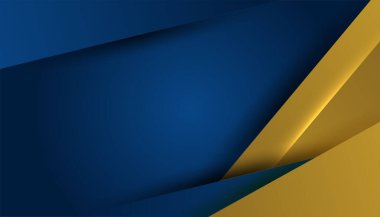 Soyut Mavi ve Altın Arkaplan