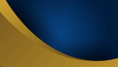 Soyut Mavi ve Altın Arkaplan