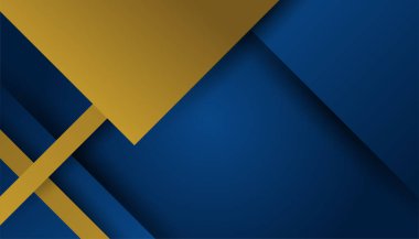 Soyut Mavi ve Altın Arkaplan