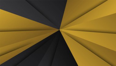 Lüks siyah altın arka plan. Zarif bir sunum afişi. Vektör illüstrasyonu.