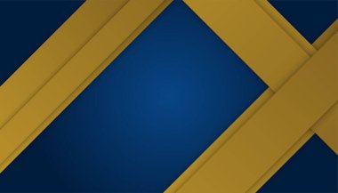 Soyut Mavi ve Altın Arkaplan