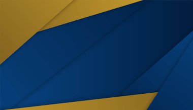 Soyut Mavi ve Altın Arkaplan