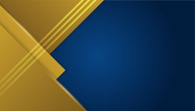 Soyut Mavi ve Altın Arkaplan