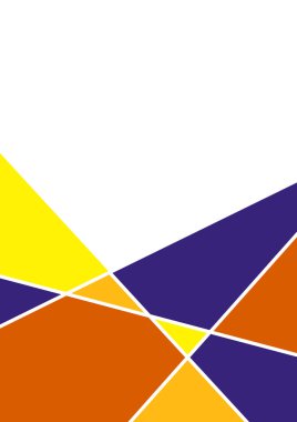 Modern bauhaus memphis purple and yellow colorful abstract design background