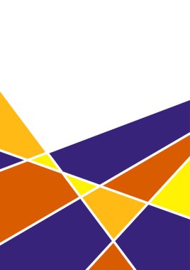 Modern bauhaus memphis purple and yellow colorful abstract design background